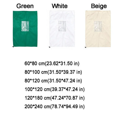 Non-Woven Plant Frost Cover Bag with View Window & Zipper