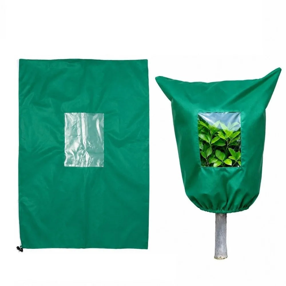Non-Woven Plant Frost Cover Bag with View Window & Zipper