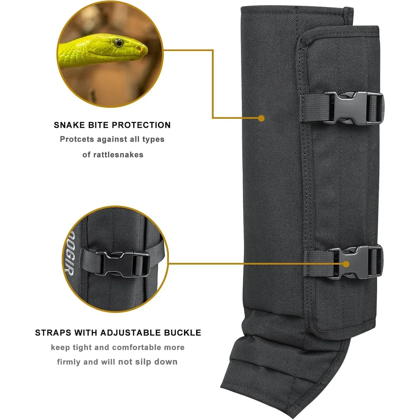 Waterproof Snake Bite Leg Gaiters (T)