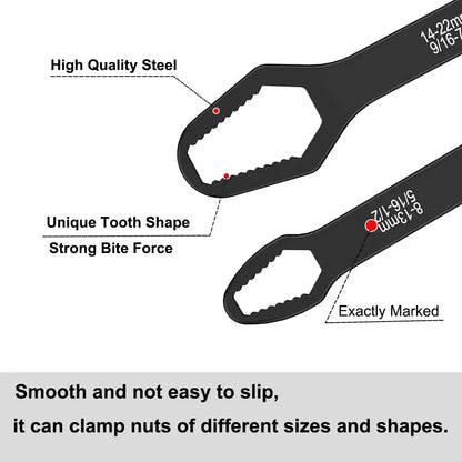 Universal Self-Adjusting Wrench (Double   End)