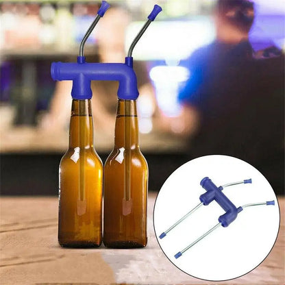 Double Beer Snorkel Beer Dispenser