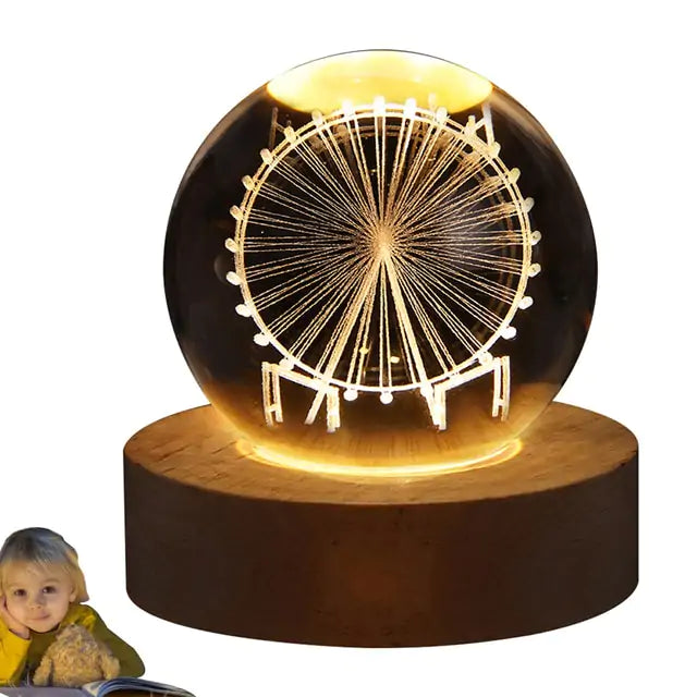 Night Lamp Crystal Ball