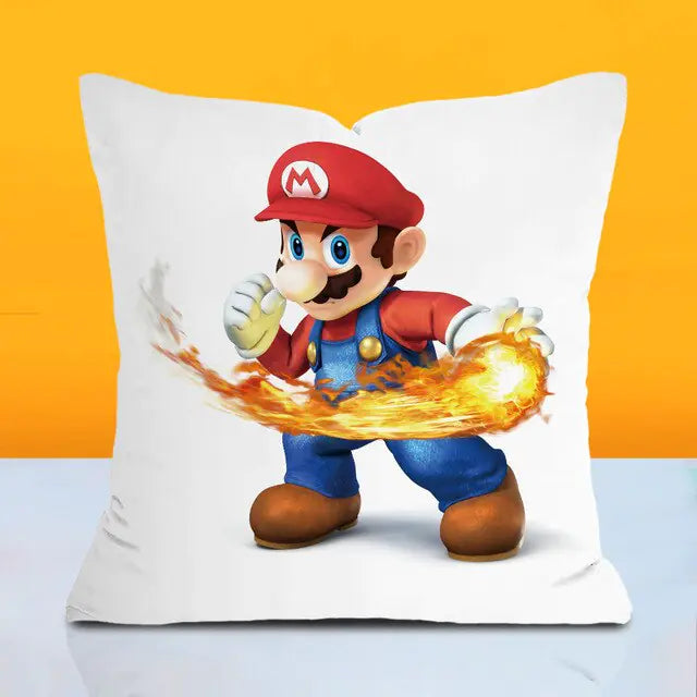 Super Mario Bros Pillow with Cover