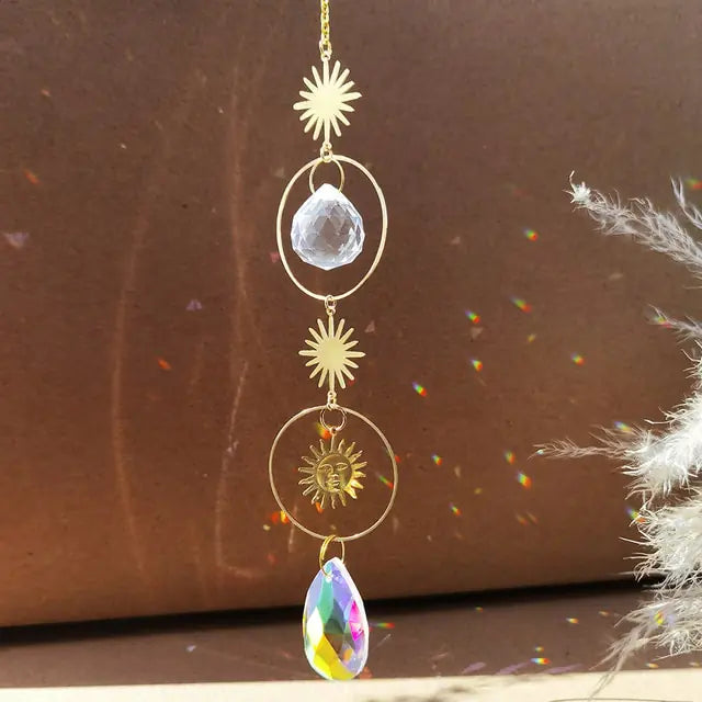 Suncatcher Crystal Sun and Moon Crystals Prism