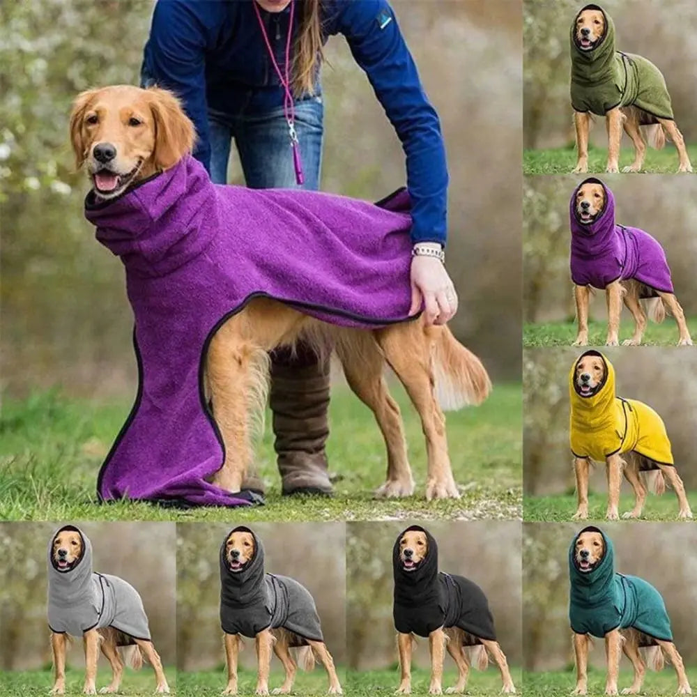 New Fleece High Collar Big Dog Sweater