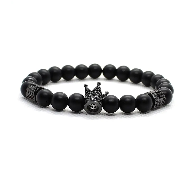 Matte Oxyn Stone Beads Bracelet