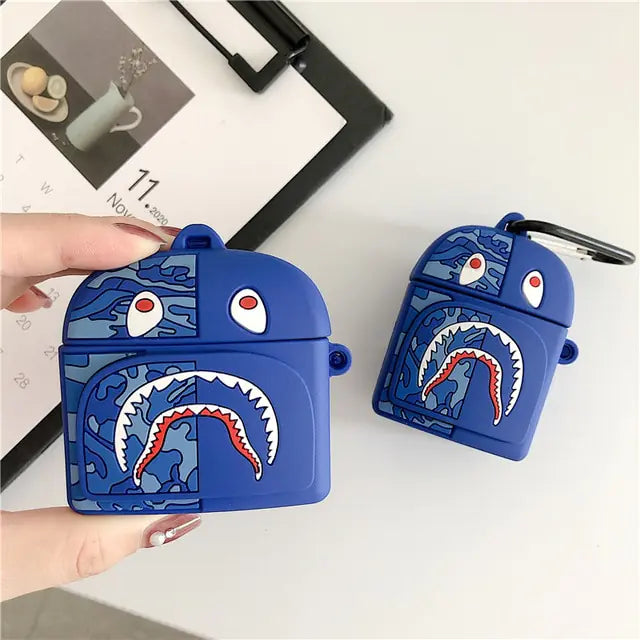 Creative Shark Backpack AirPods Case