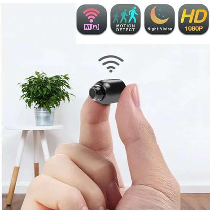 X5 Mini Camera HD 1080P WiFi Compact Wireless Security Cam with Night Vision & Loop Recording – Ideal for Home, Office