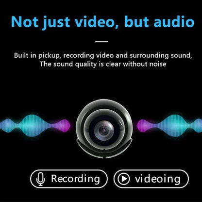 X5 Mini Camera HD 1080P WiFi Compact Wireless Security Cam with Night Vision & Loop Recording – Ideal for Home, Office