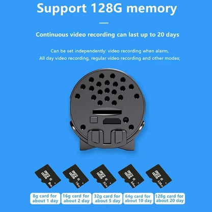 X5 Mini Camera HD 1080P WiFi Compact Wireless Security Cam with Night Vision & Loop Recording – Ideal for Home, Office