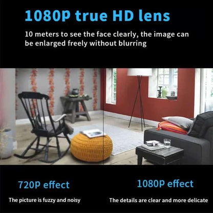 X5 Mini Camera HD 1080P WiFi Compact Wireless Security Cam with Night Vision & Loop Recording – Ideal for Home, Office