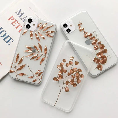 Electroplated Leaf Case