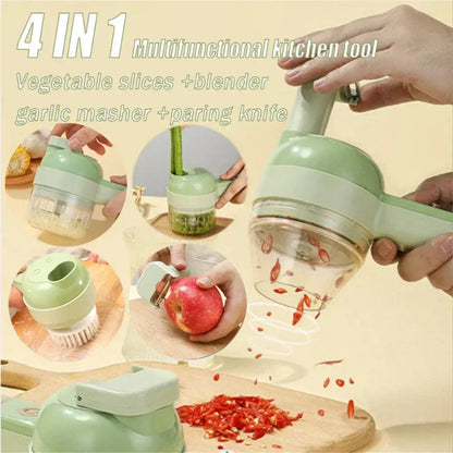 Electric 4-in-1 Food Processor