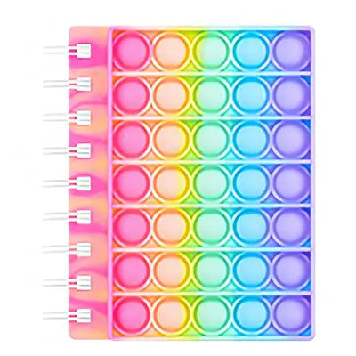 Kawaii Notebook Pop Its Notebook Silicone Pop Cover