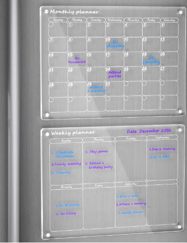 Acrylic Magnetic Calendar