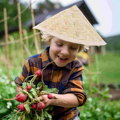 Bamboo Sun Hat Asian Style