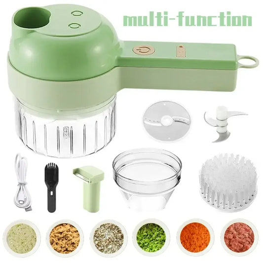 Electric 4-in-1 Food Processor