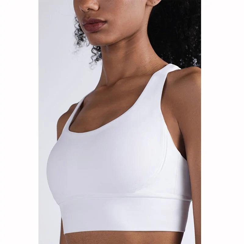 Breathable Fabric Nylon Yoga Tops