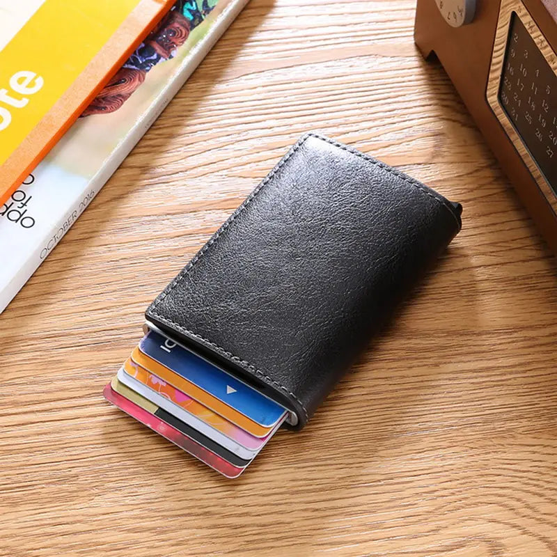 Card Holder Wallet Anti-theft Brush Design