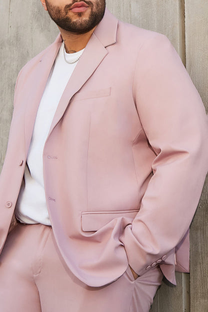 The Modern Stretch Suit Jacket - Pink