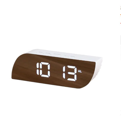 Multi-Function LED Mirror Alarm Clock with Night Light