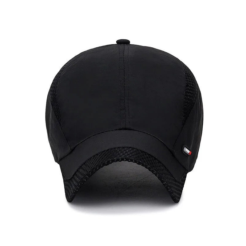 Summer Outdoor Sport Sunscreen Baseball Cap: Men's Breathable Mesh Hat