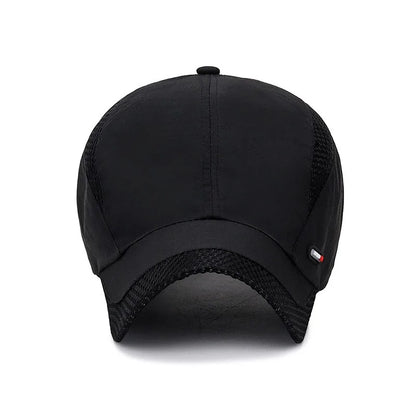 Summer Outdoor Sport Sunscreen Baseball Cap: Men's Breathable Mesh Hat