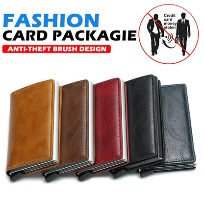 Card Holder Wallet Anti-theft Brush Design