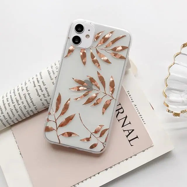 Electroplated Leaf Case