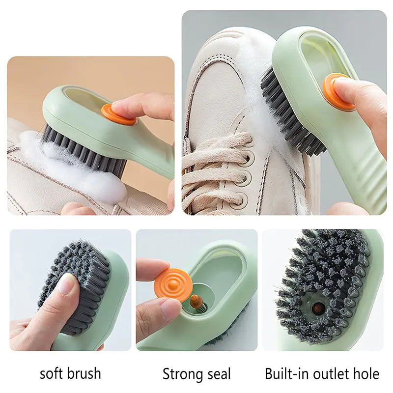 Automated Liquid Shoe Cleaning Brush