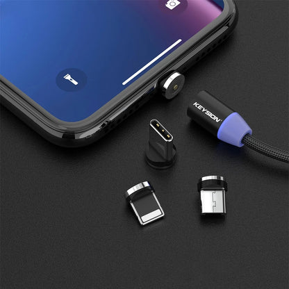 KEYSION LED Magnetic Fast Charging USB Cable