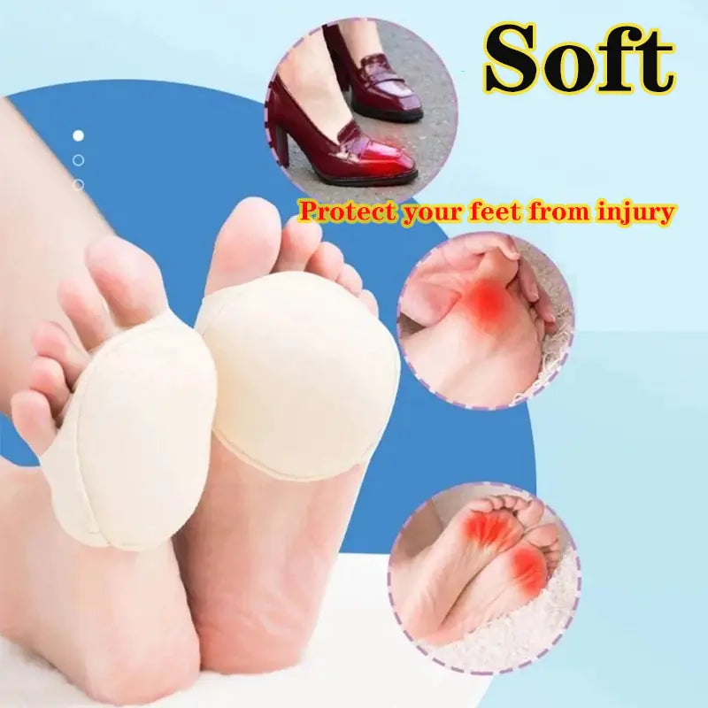 2/4Pcs Five Toes Forefoot Pads