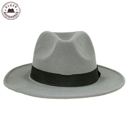 Vintage Unisex Wool Jazz Fedora Hat