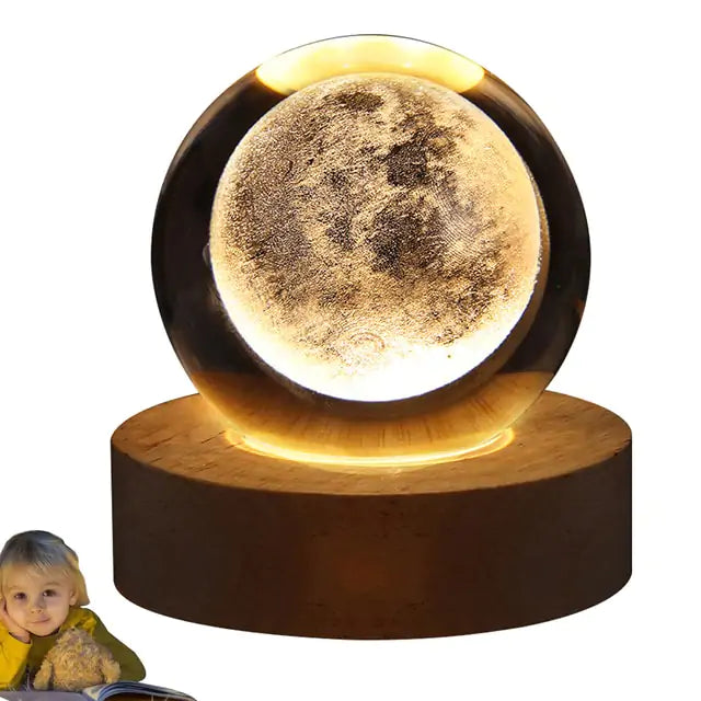 Glowing Crystal Ball Night Light