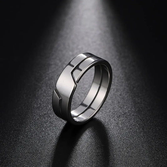 Stainless Steel Couple Ring