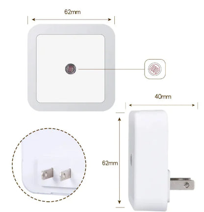 LED Square Night Light