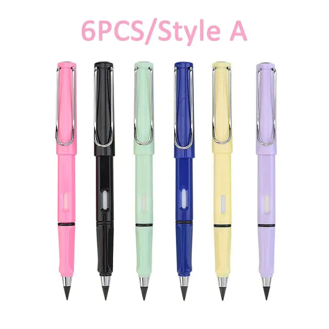 6 Pcs/Set No Ink Eternal Pencil