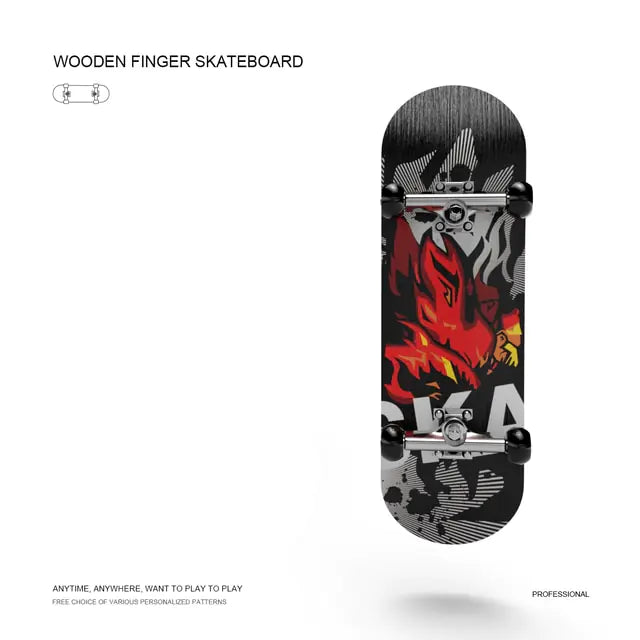 Wooden Finger Skateboards DIY Skate Park Tech Parts