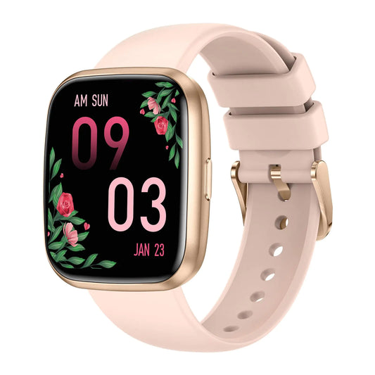 Smart Watches for Women 1.75" Bluetooth Call AI Voice Smartwatch 24/7 Heart Rate Monitor Blood Pressure/SpO2/Sleep Tracker IP68 Waterproof 100+ Sports Fitness Tracker for Android iOS Pink