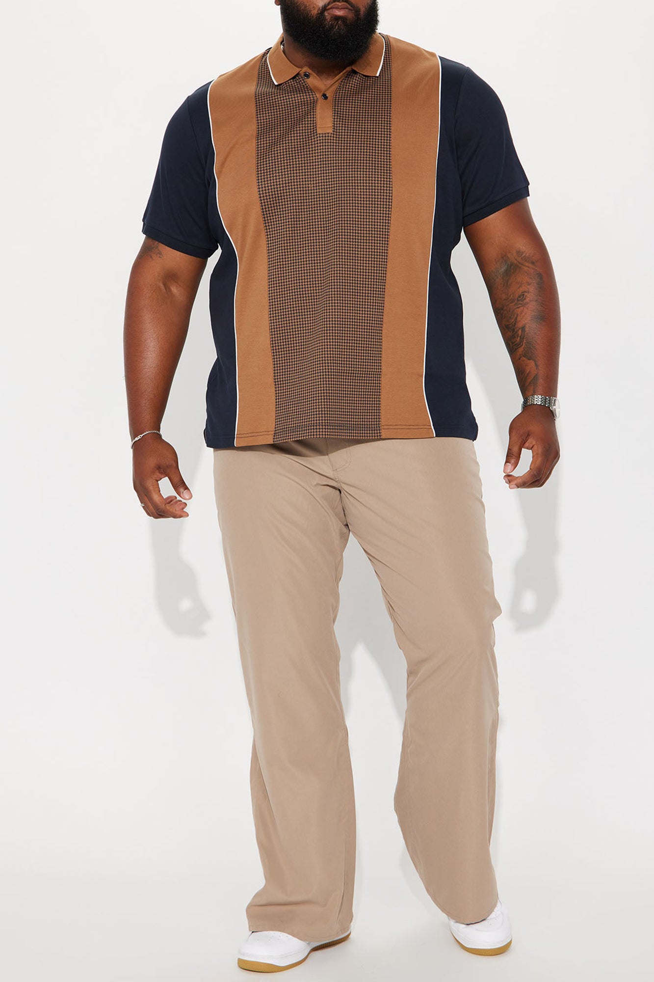 Alley Cat Short Sleeve Polo - Multi Color