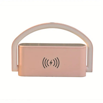 LED Alarm Clock with Wireless Fast Charging & Night Light