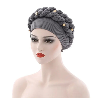 Double Braid Diamonds Turban