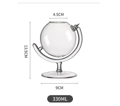 330ml Creative Globe Design Cocktail Glass