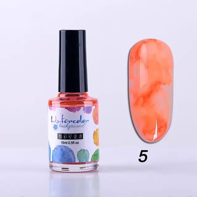 Watercolor Nail Ink