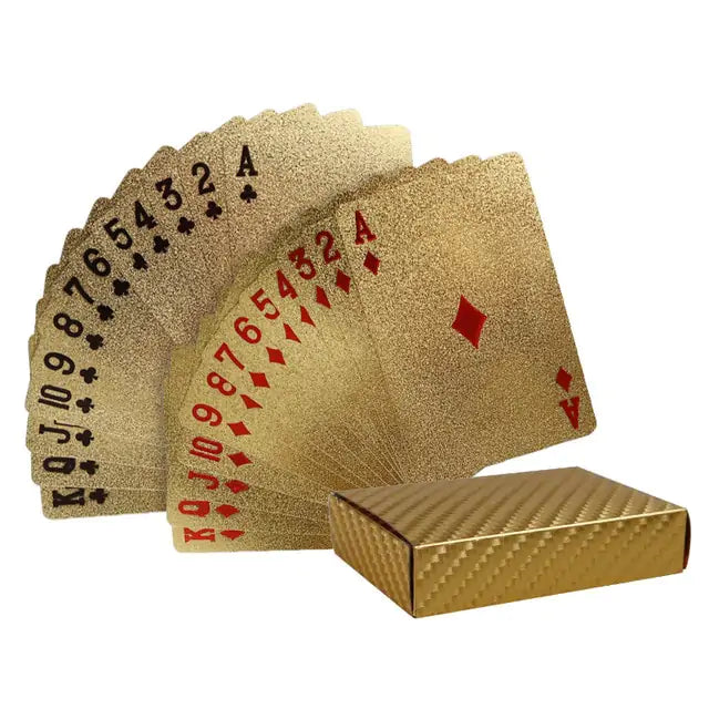 Deck Gold Leaf Poker Cards