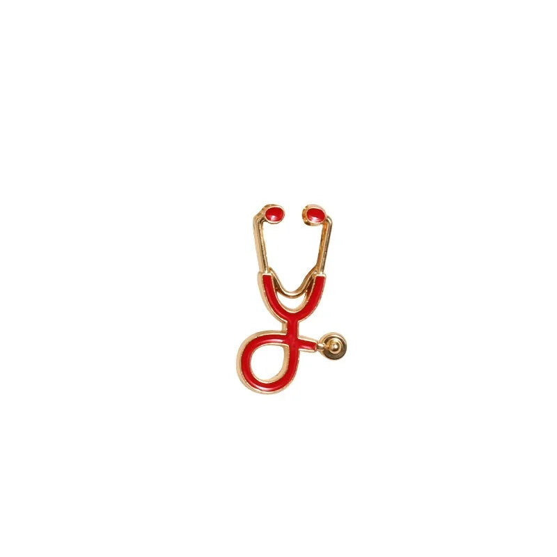 Medical Stethoscope Enamel Pin Badges