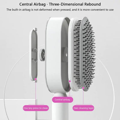 Quick-Clean Air Cushion Hair Comb