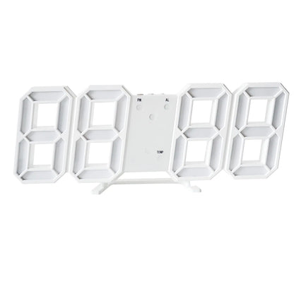 Creative 3D LED Digital Wall Clock with Sound Control