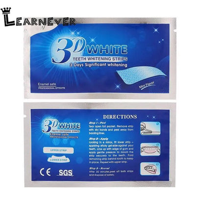 14Pcs/7Pair 3D White Gel Teeth Whitening Strips