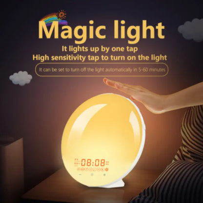 1pc Sunrise Alarm Clock for Kids with Dual Alarms